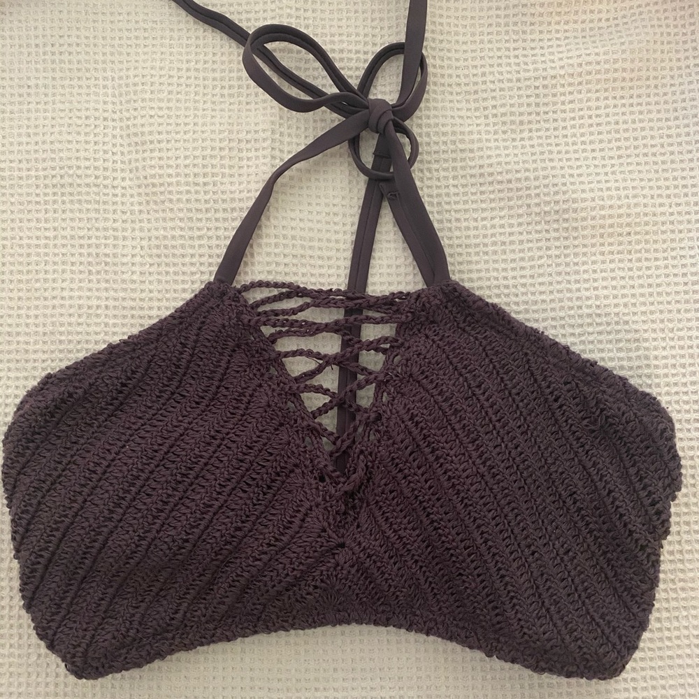 Pretty purple swimsuit top
